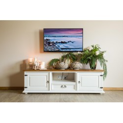 Szafka rtv z drewna sosnowego RTV 03