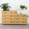 Rustykalna komoda z drewna COM 04