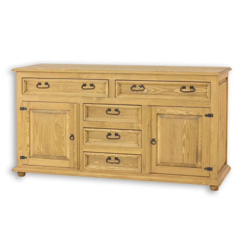 Komoda z drewna sosnowego COM 19