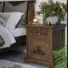 Szafka nocna woskowana boho COM 17 - CARBONE