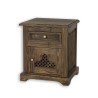 Szafka nocna woskowana boho COM 17 - CARBONE
