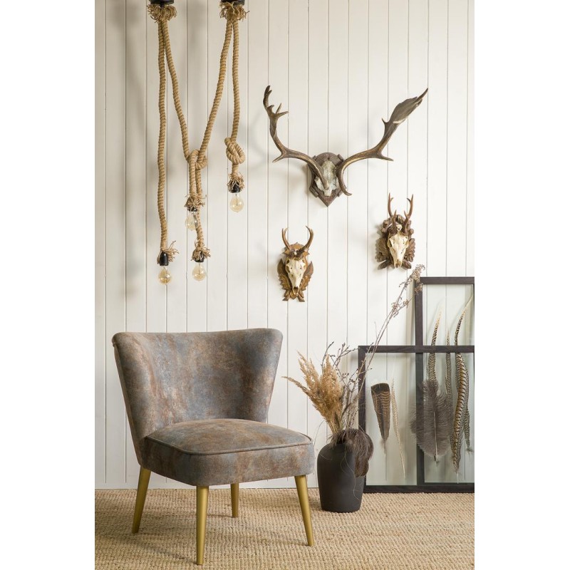 Rustykalna lampa sznurowa komplet