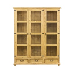 Witryna trzydrzwiowa z drewna VIT 108 /1 SLIM