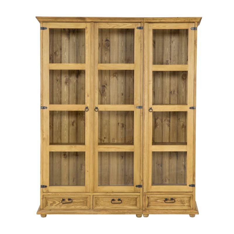 Witryna trzydrzwiowa z drewna VIT 108 /2 SLIM