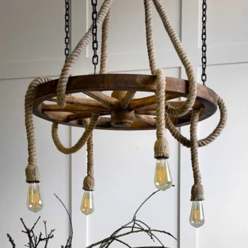 Lampa sznurowa KOŁO VINTAGE