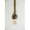 Rustykalna lampa sznurowa 100 cm