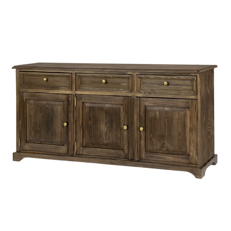 Drewniana komoda COM 116 SLIM CARBONE
