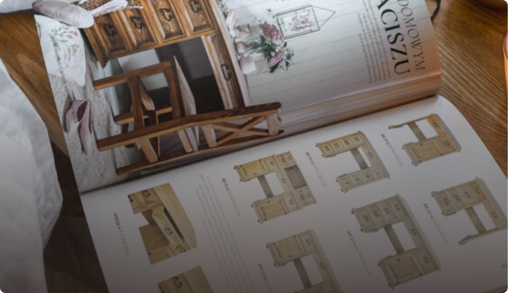 Zobacz najnowszy katalog kolekcji mebli drewnianych